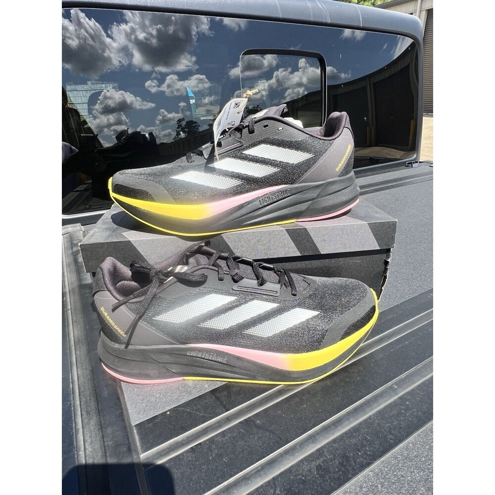 Adidas Duramo Speed M IE4036 Athletic Comfort Black Running Shoe Mens Size 13